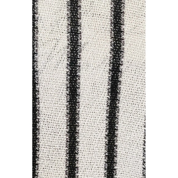 Bar III Womens Tunic Top Knit Striped Long Sleeve High Low Light Size Small - Picture 6 of 12